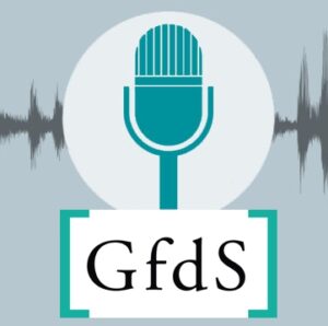 Cover des GfdS-Podcasts »Raus mit der Sprache«