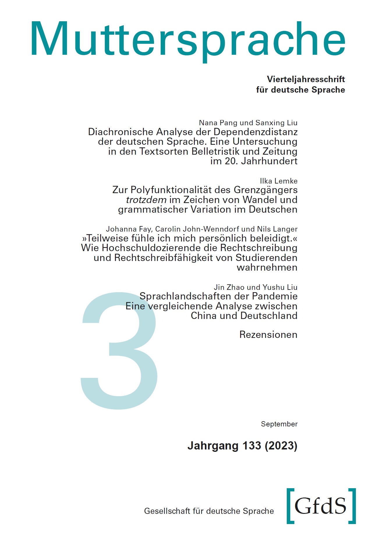 Muttersprache | GfdS